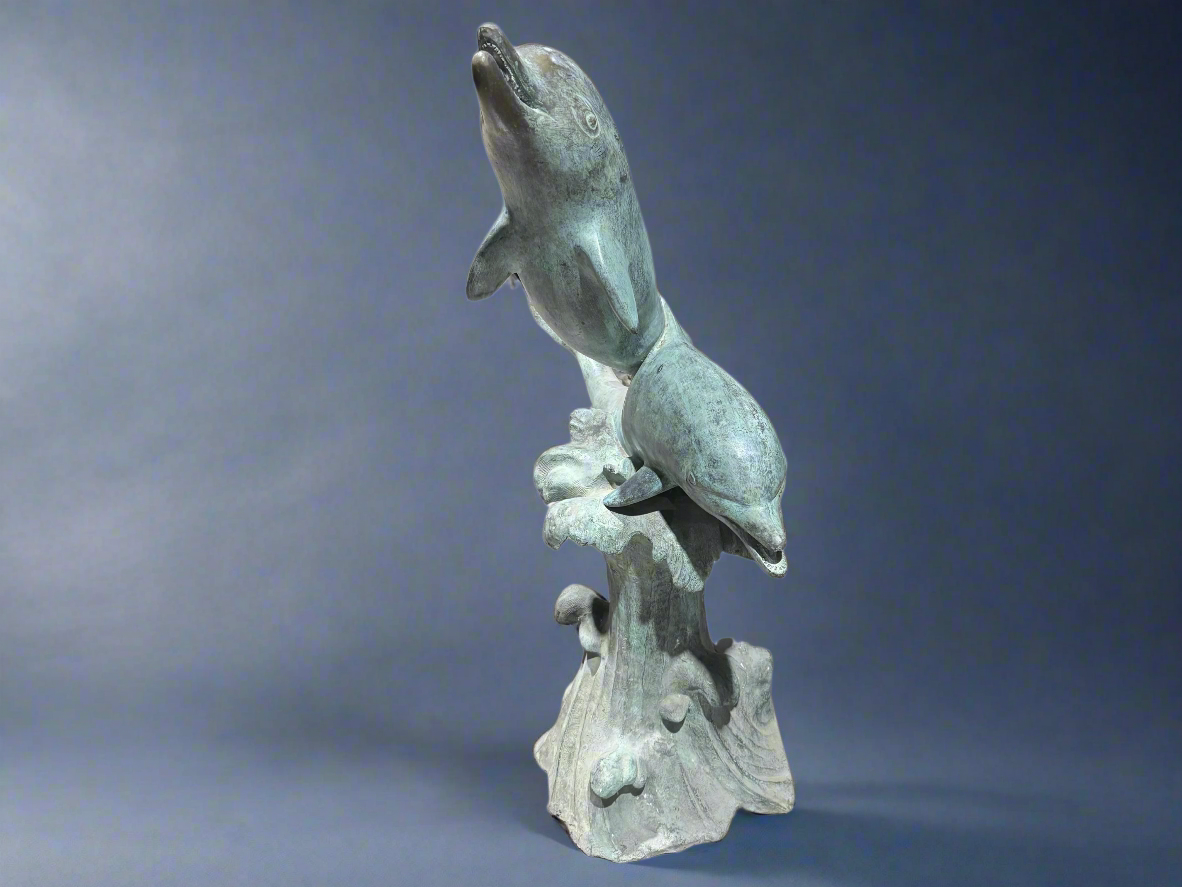 Bronze Dolphin Fountain