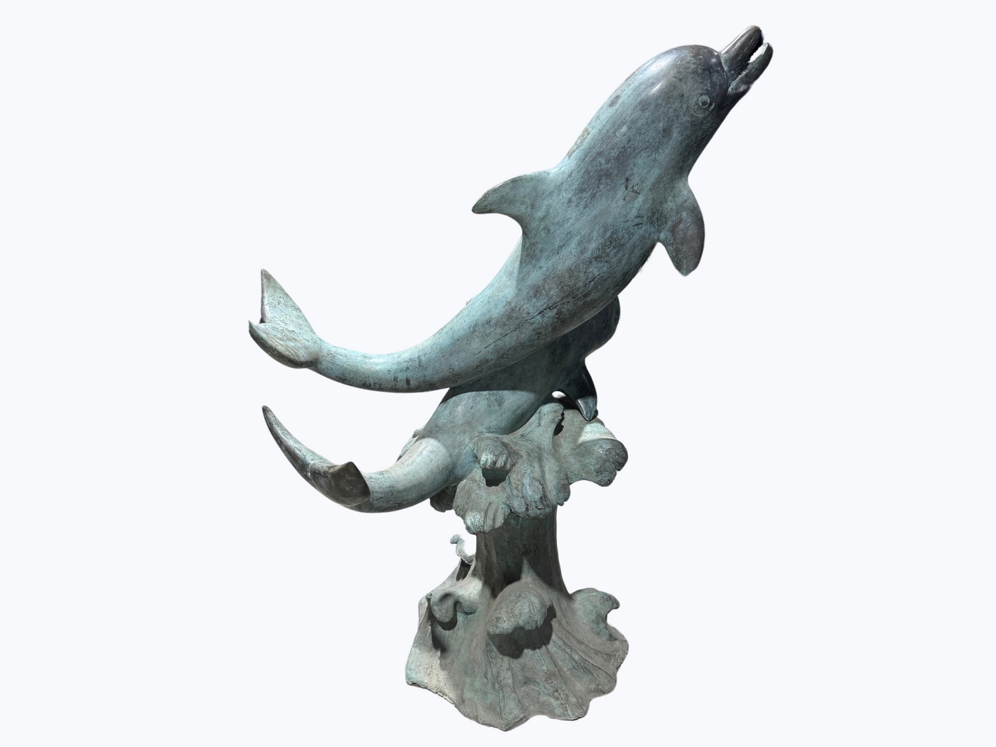 Bronze Dolphin Fountain