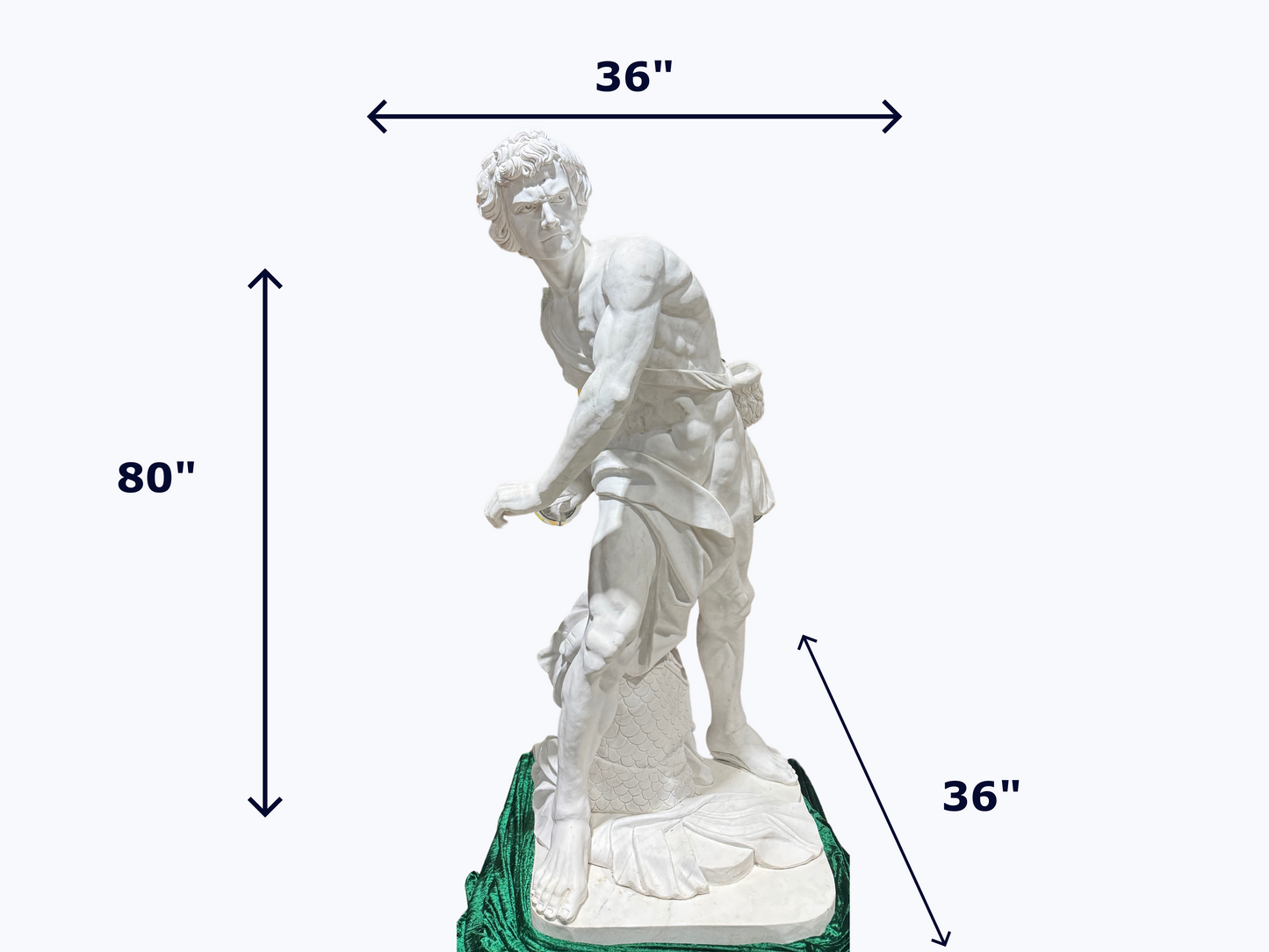 Giant Marble Statue of David