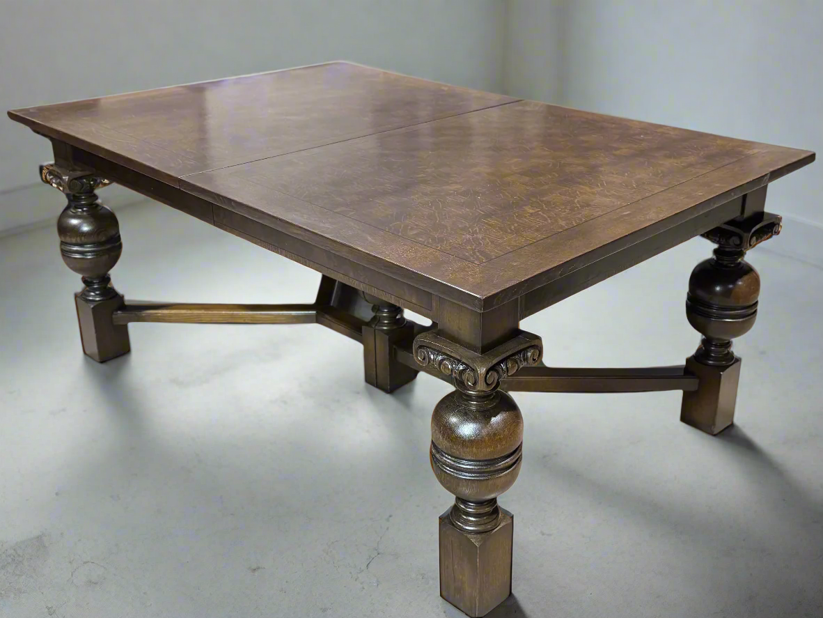 Breton Draw Leaf Parquet Table