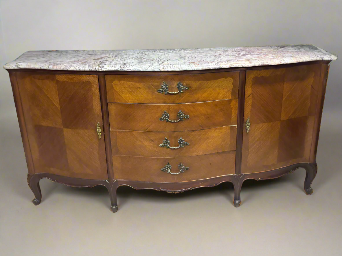 Louis XV Marble Top Server