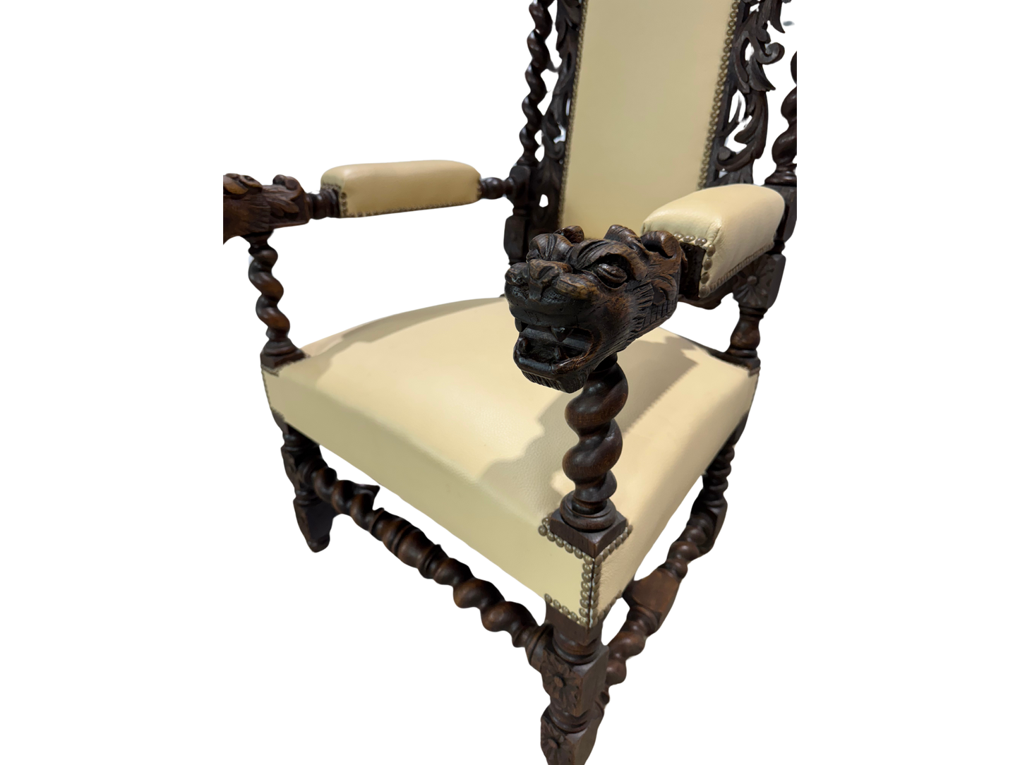 Renaissance Style French Oak Chair