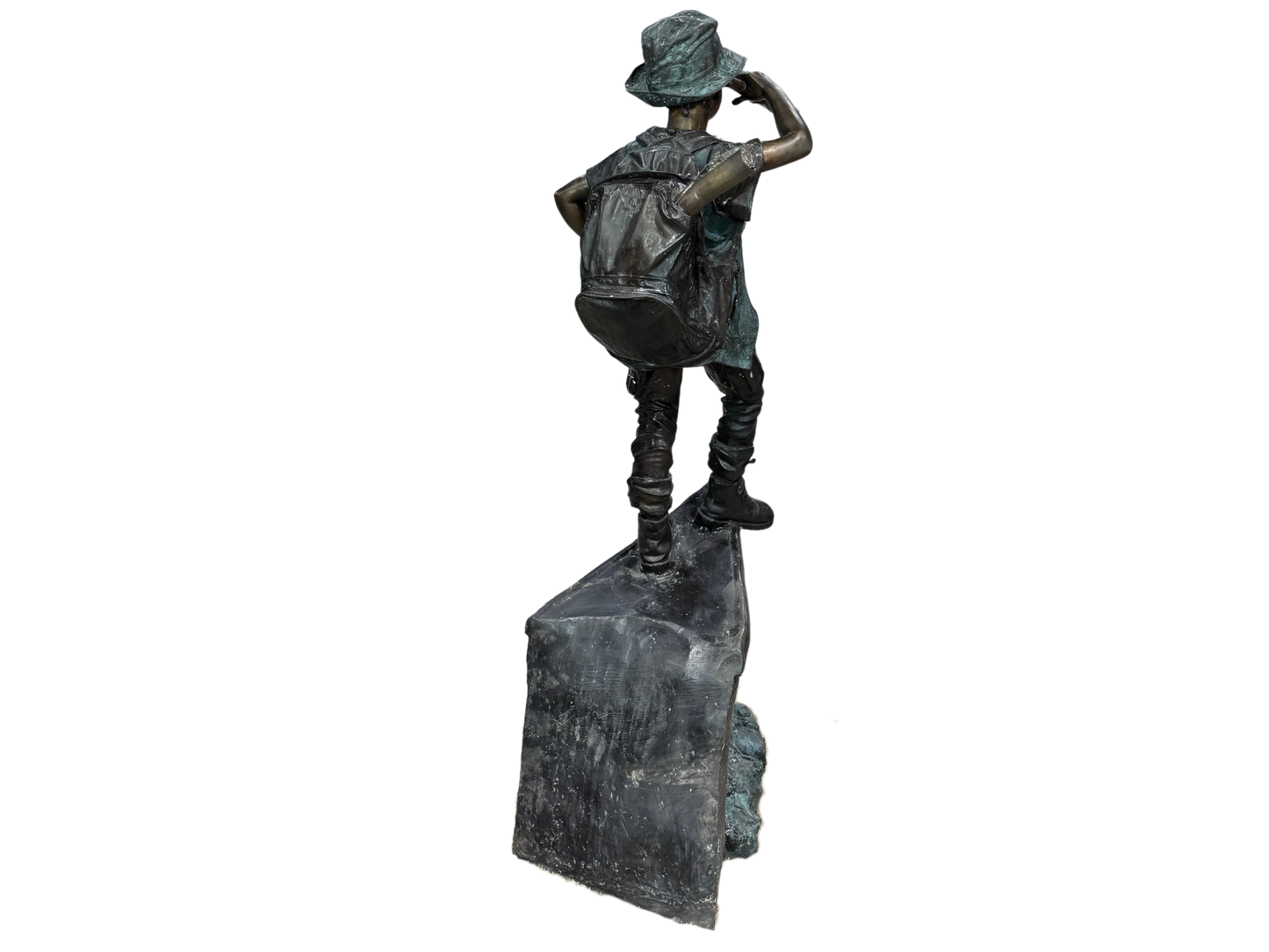 Bronze Explorer Statue