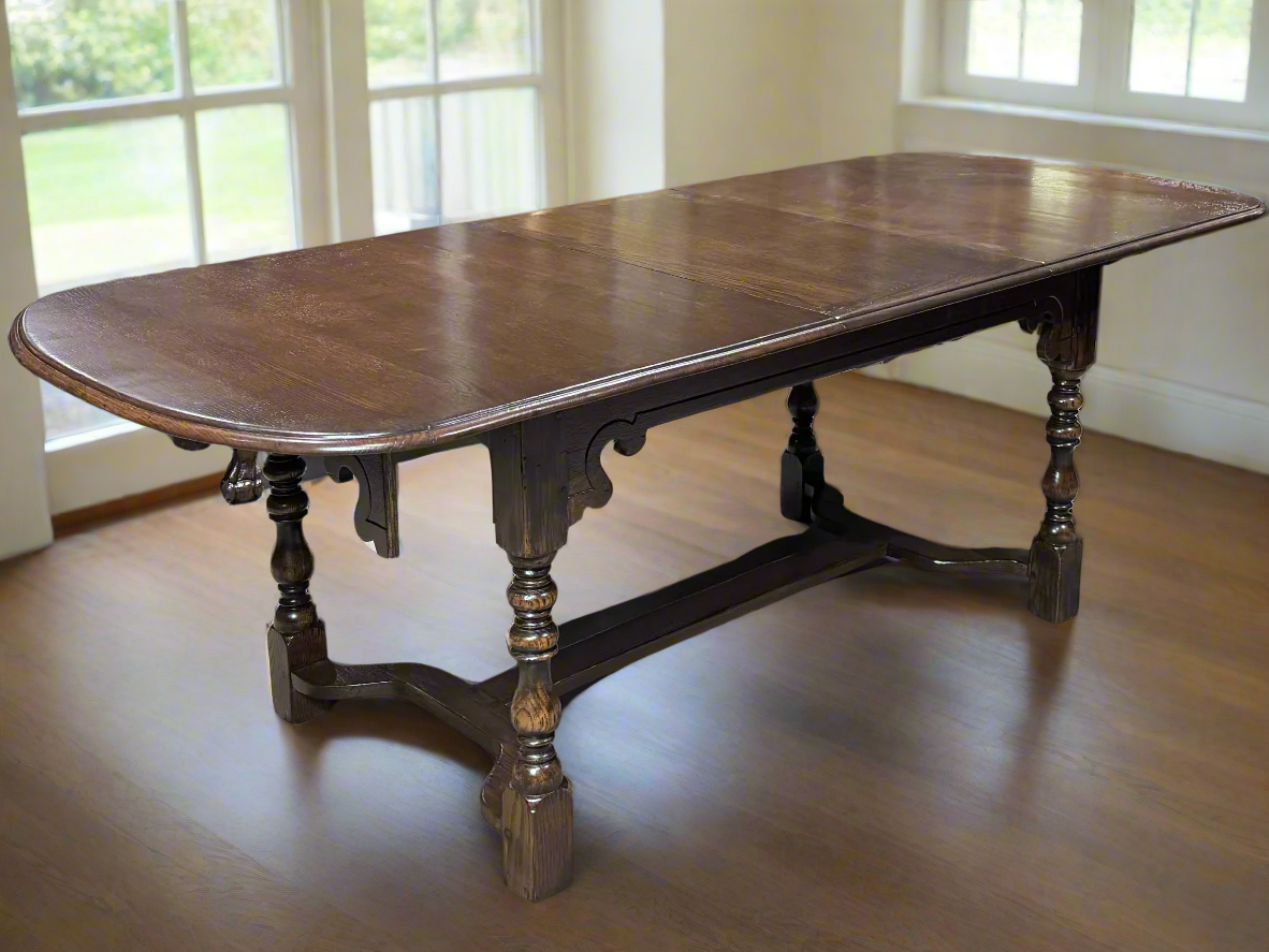 Quarter-Sawn White Oak Dining Table