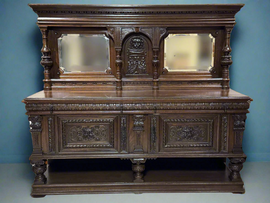 Classic Jacobean Oak Server