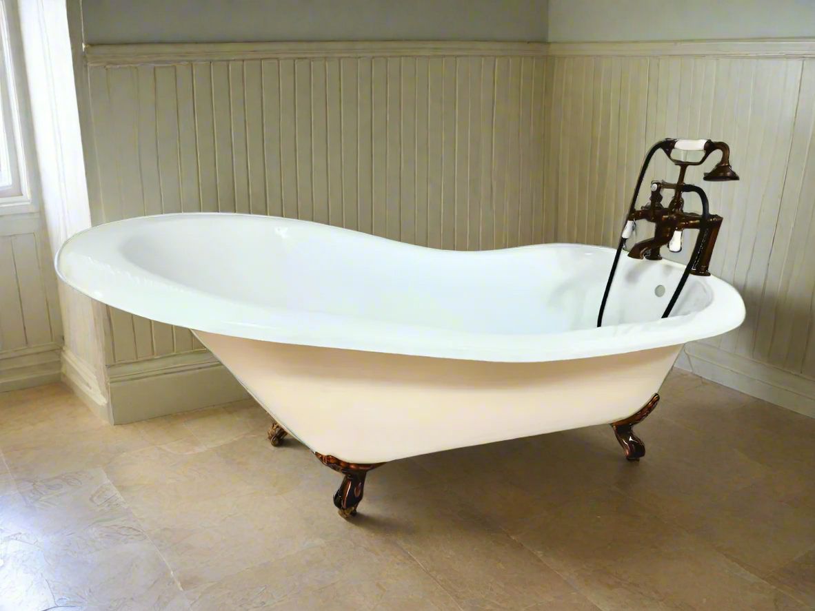 Porcelain Claw Foot Bath Tub