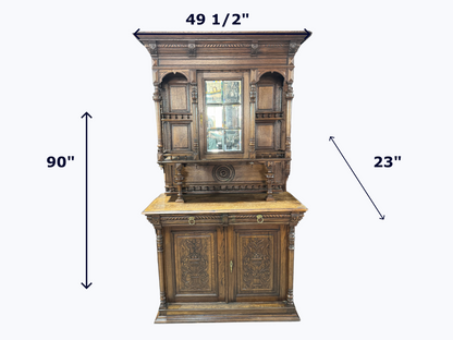 French Breton Dining Cabinet