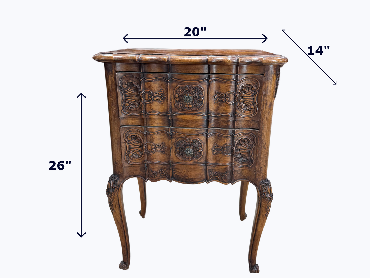 French Bedside Cabinet/Hall Table