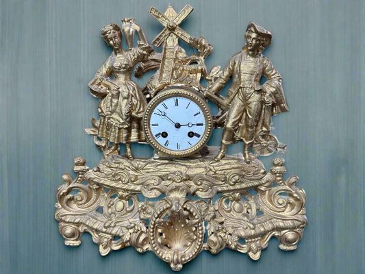 Dutch Brass Clock