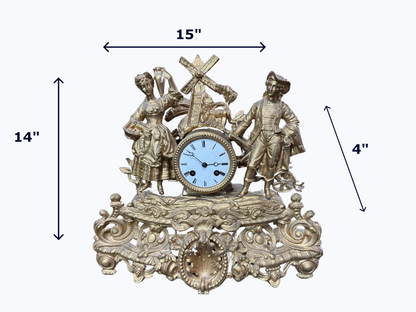 Dutch Brass Clock