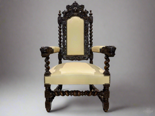 Renaissance Style French Oak Chair