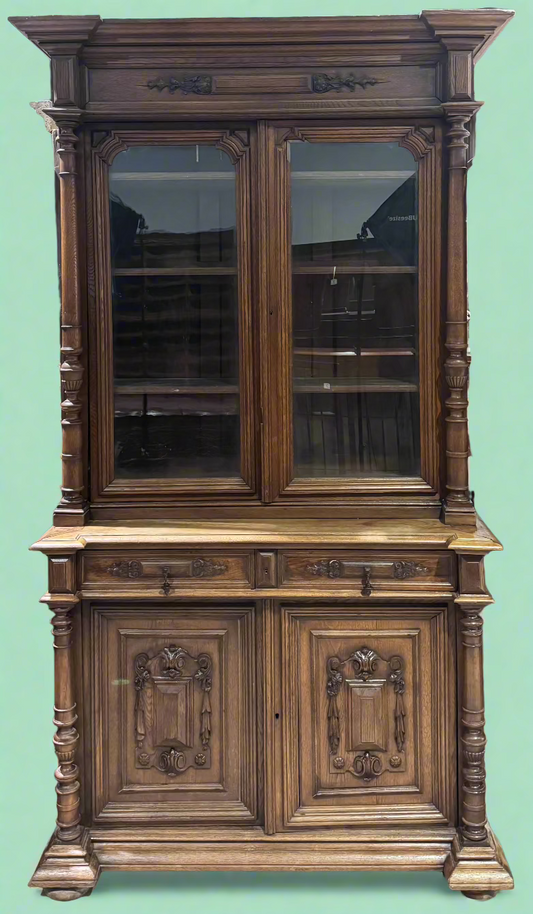 French Breton Bookcase